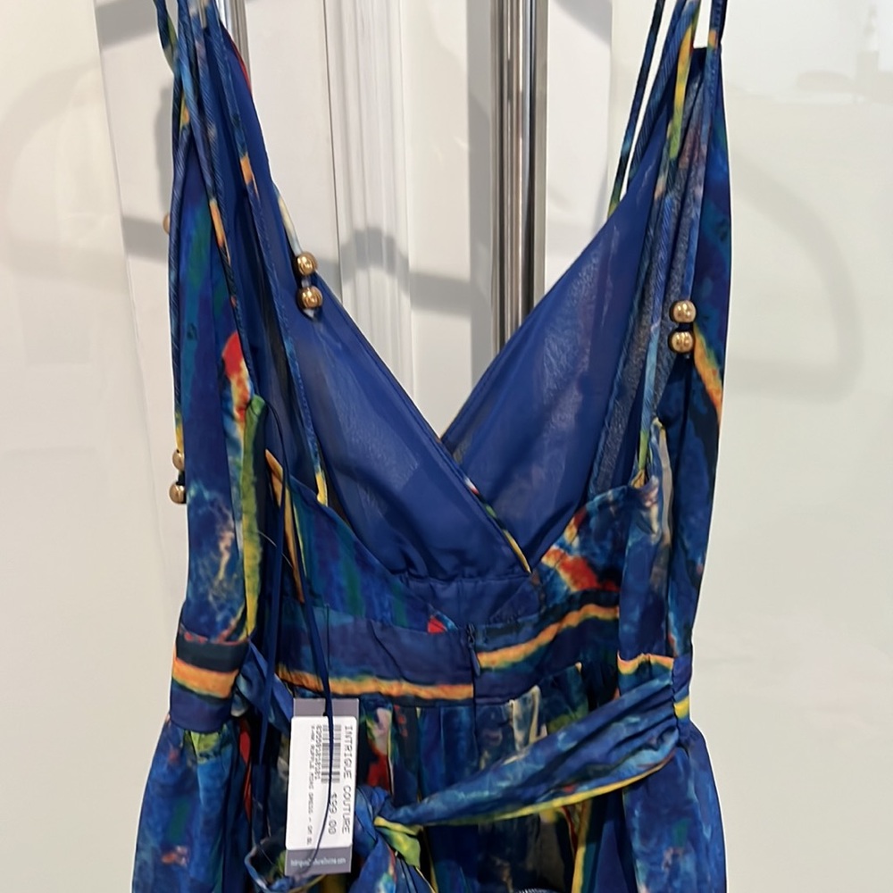 NWT Ruffle Mini Dress. Size S. - Picture 6 of 8